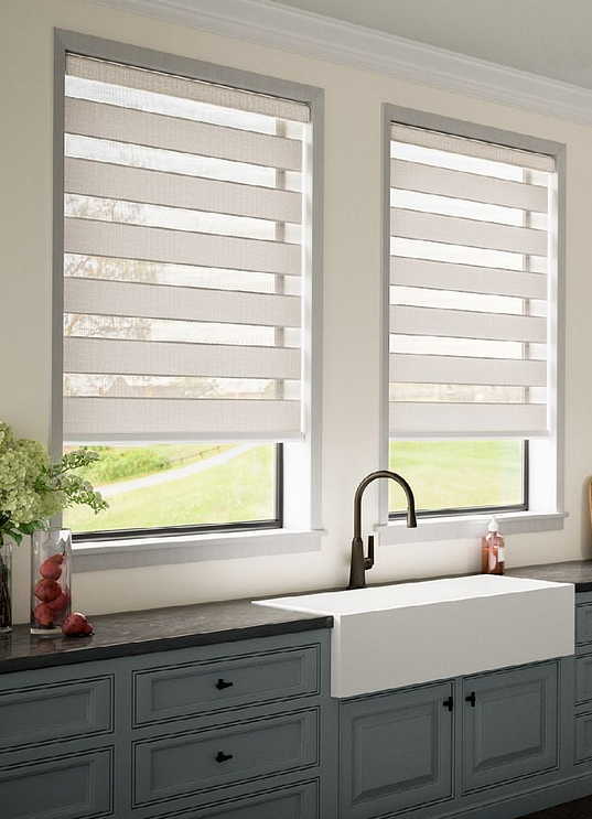 Apart from custom window treatments, we also supply custom blinds, shades and shutters.